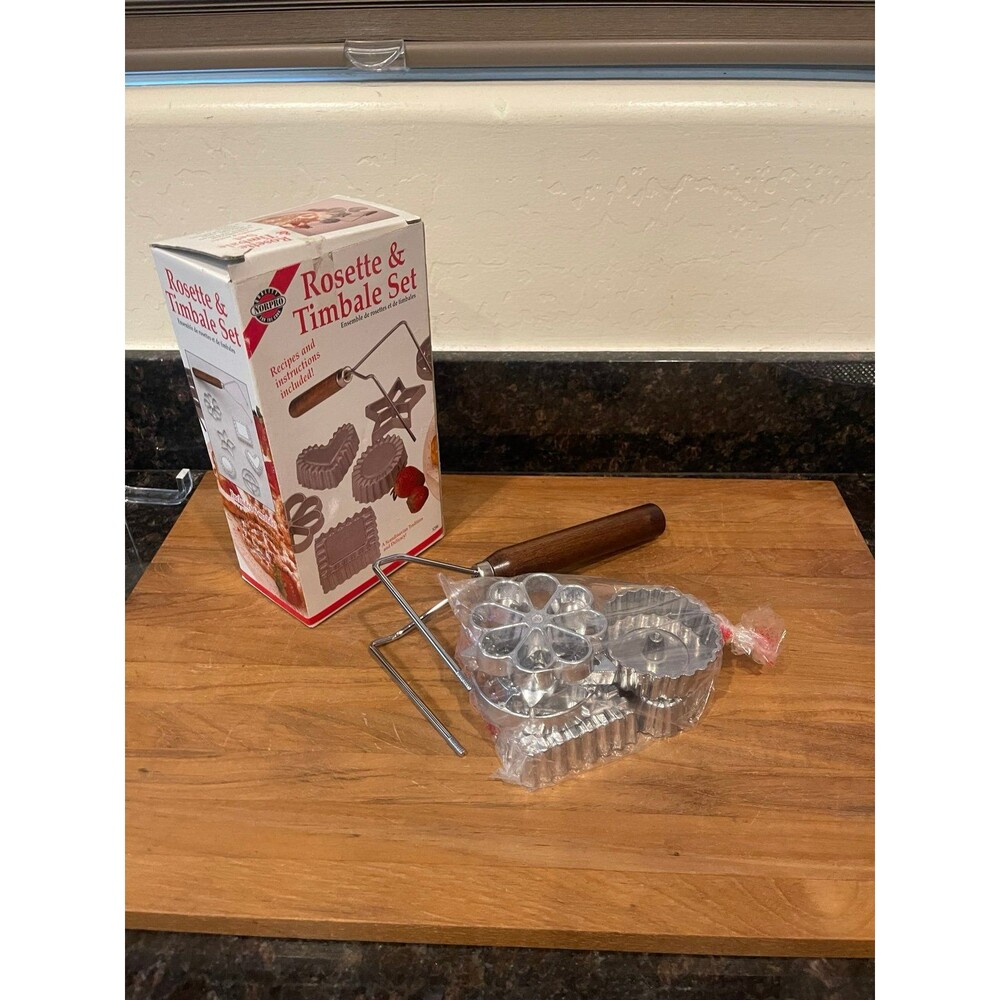 Norpro Rosette and Timbale cookie mold set